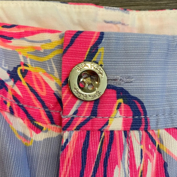 Lilly Pulitzer Walsh Short Party Purple Dahlia Size 0 - Picture 4 of 10